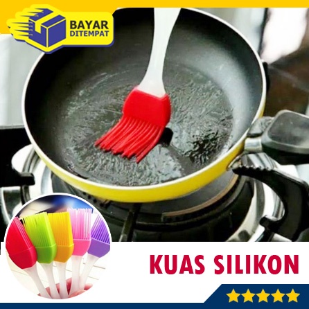 Kuas Silikon Roti Mentega Food Brush Silicone Cake Barbecue