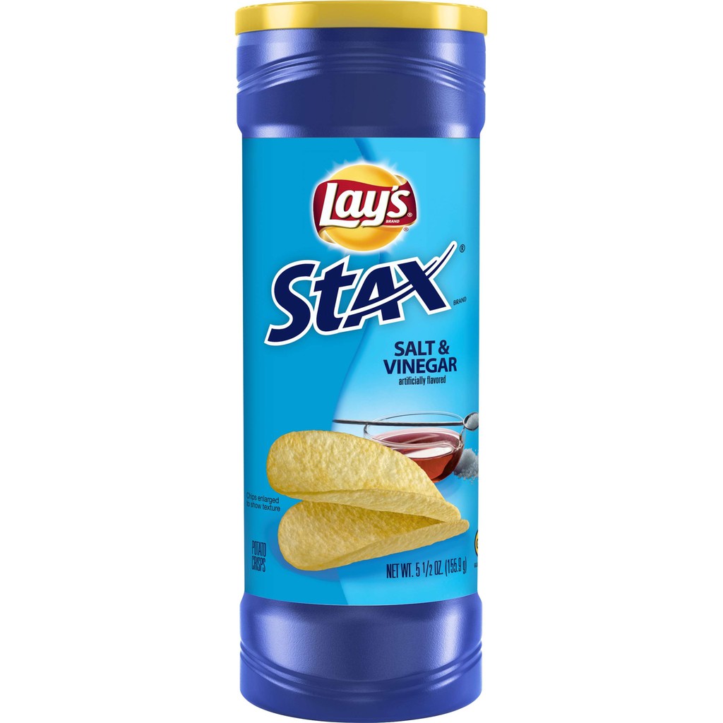 

Lays Stax Salt & Vinegar 5.5 Oz