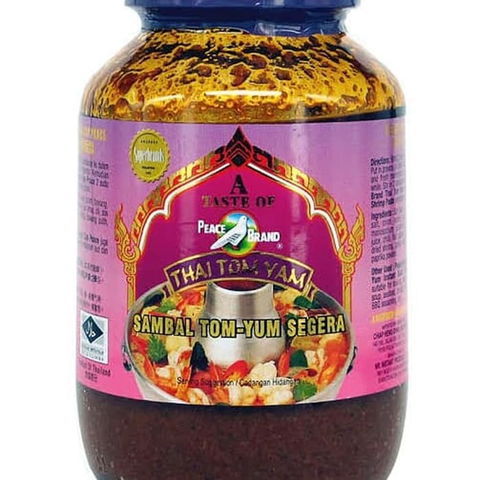 

Tomyam Instant Cap Peace 675 Gr Bumbu Sambal Tom Yam Thailand Thai / SAMBAL THAILAND / BUMBU MASAK