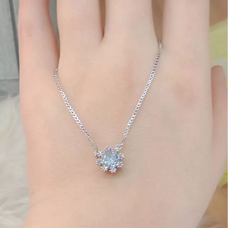 Kalung Titanium Wanita Anti Karat, Anti Alergi, Tahan Lama, Di Jamin REALPICT 100% Dan High Quality, Kalung Wanita Silver