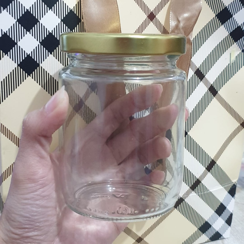 Jual Toples Kaca 250 Ml Botol Kaca Glass Bottle Jar Bottle Kaca Toples Botol 0869