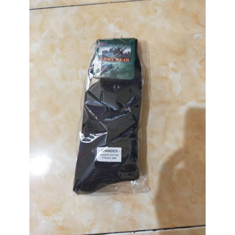 KAOS KAKI PDL TEBAL KUWALITAS PREMIUM BAHAN SPANDEK NYAMAN TIDAK PANAS PANJANG SEBETIS