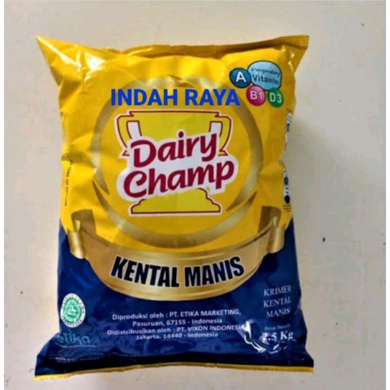 Susu Dairy champ refill 2.5kg kental manis