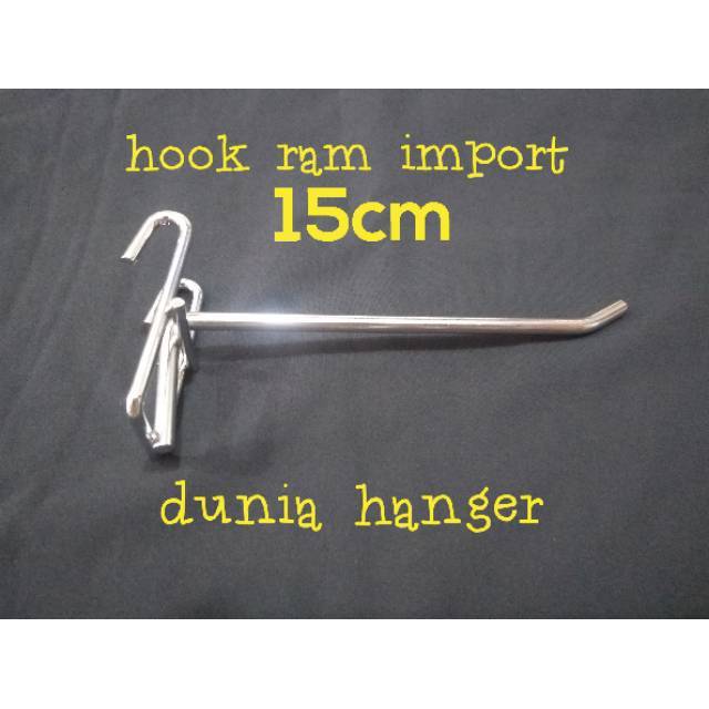 Hook RAM Cantolan ram BESI KROM 15cm