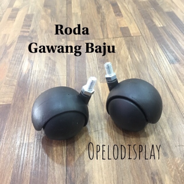 Roda gawang baju ( 4 pcs )