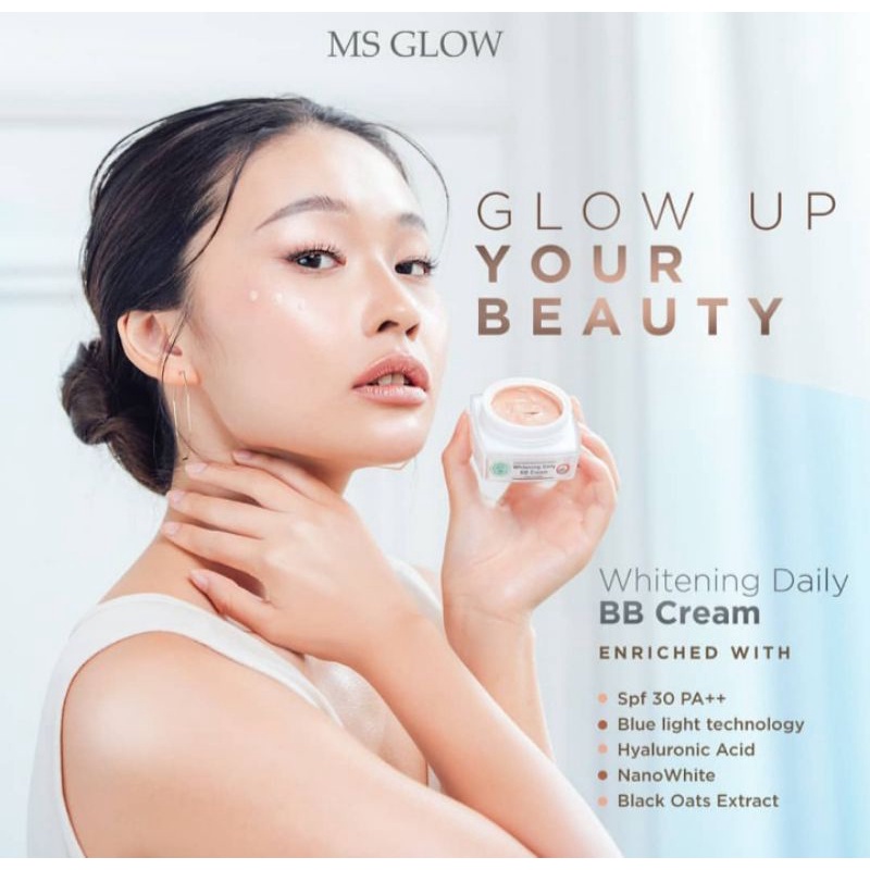whitening daily bb cream white cell dna ms glow