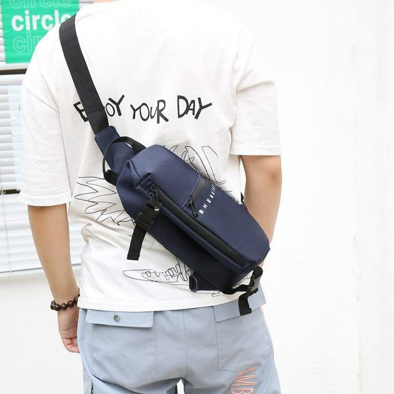 GI 0321 RISCE TAS WAISTBAG IMPORT PRIA COWOK LAKI-LAKI JAKARTA BATAM JT