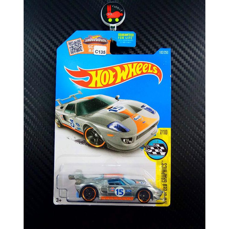 C-135 Hot Wheels Ford GT LM ZAMAC Gulf Terlaris