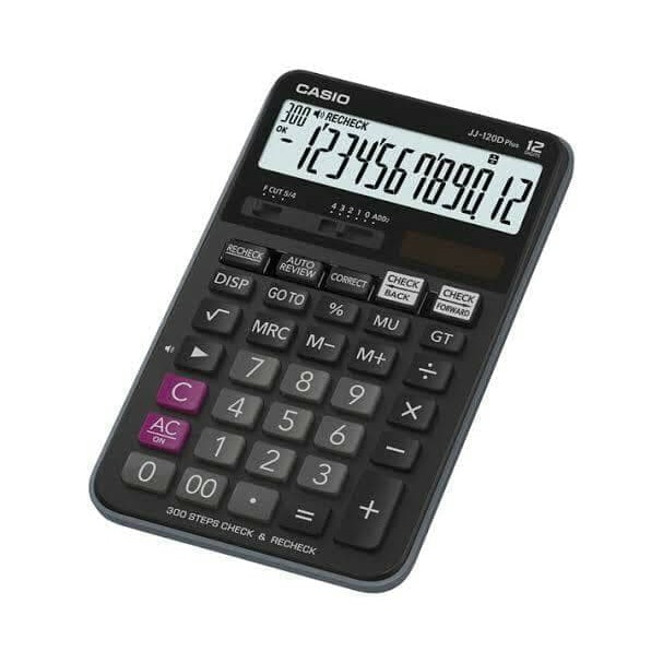 

CASIO JJ-120D - Check &amp- Correct Kalkulator
