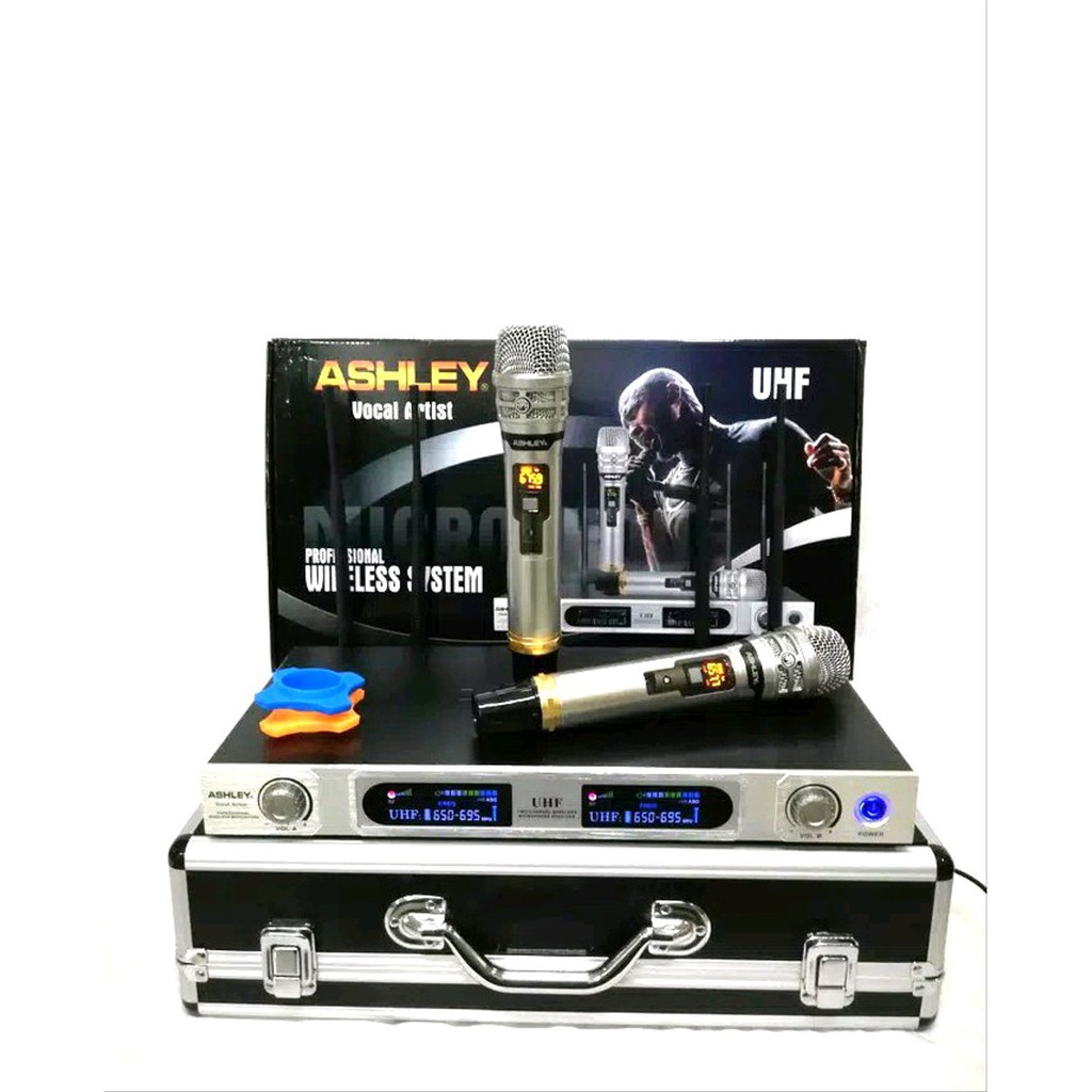 Microphone ASHLEY Vokal Artis Digital Wireless Original  lop9461