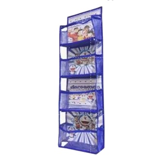 Rak Kosmetik Gantung Karakter 4 Susun - Hanging Cosmetic Organizer - Rak Serbaguna Tingkat