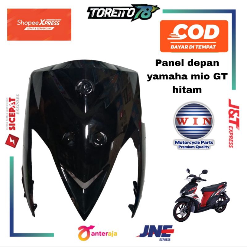 panel Mio GT hitam Yamaha merk WIN sesuai foto dan Vidio murah Yamaha Mio GT hitam