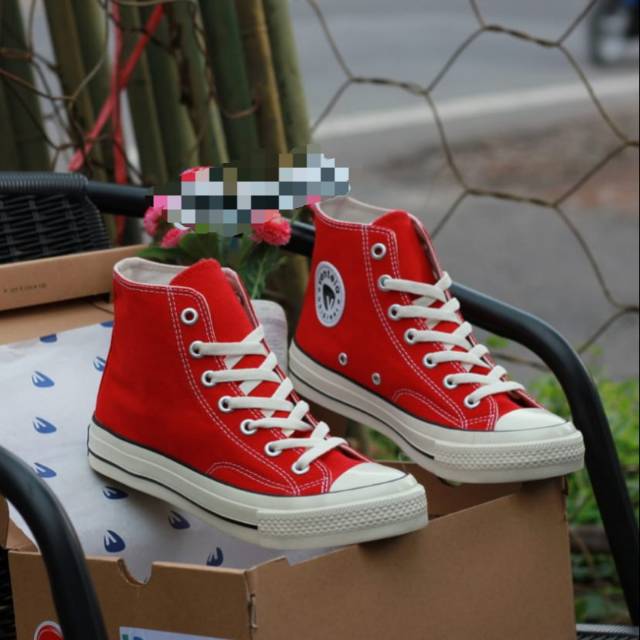 Sepatu Ventela BT 70's Red High Merah Unisex