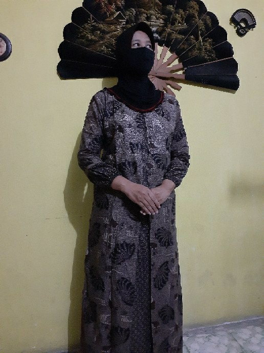 Gamis Batik Cardy - Batik Gamis Terbaru - Gamis Wanita Pesta & Kondangan 2021