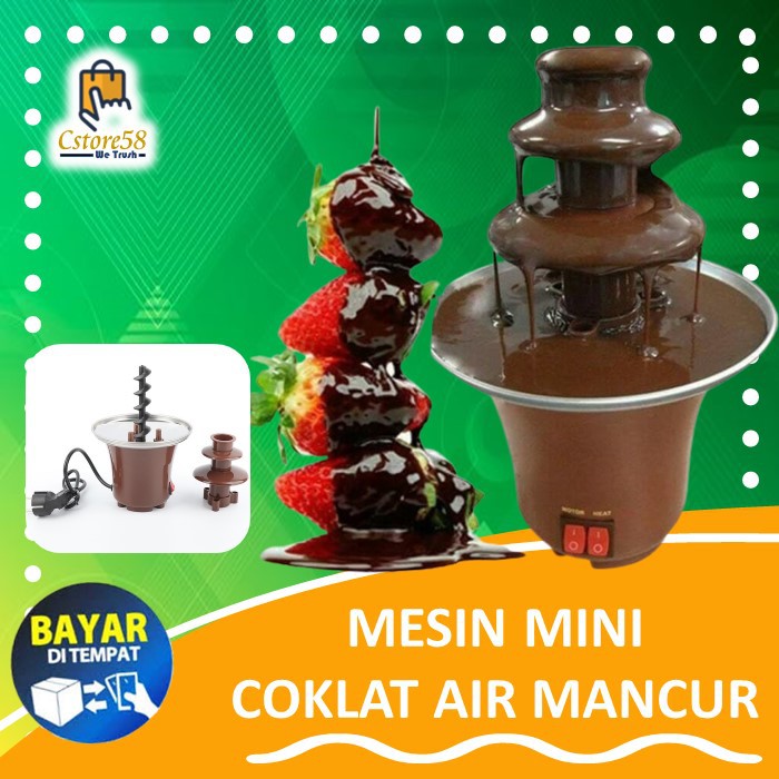 

ALAT MODERN MESIN AIR MANCUR COKLAT PESTA FOUNDE FOUNTE TMP350