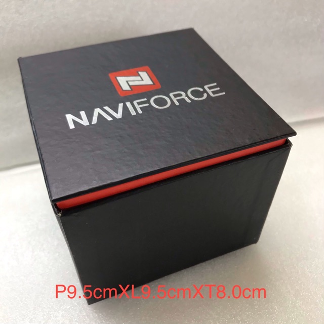 KOTAK/BOX JAM TANGAN NAVIFORCE BLACK RED