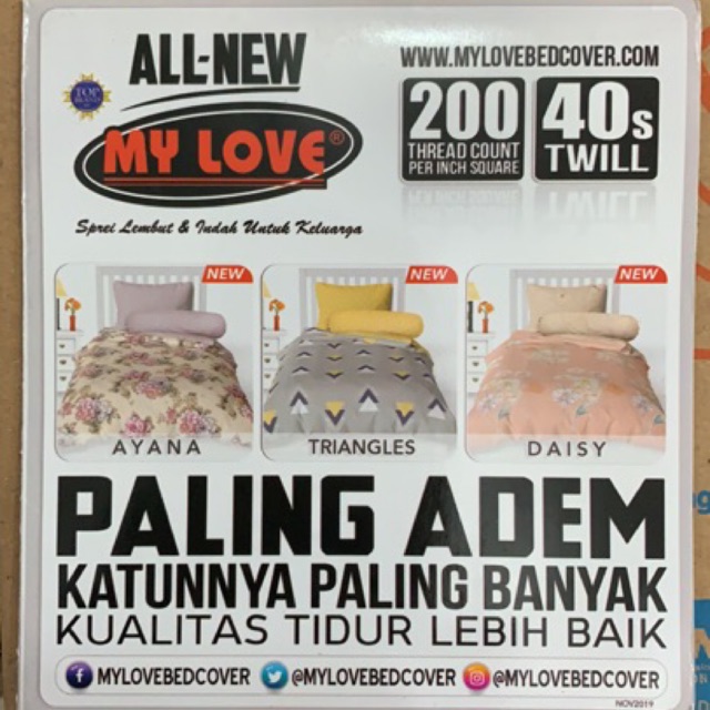 RBB MY LOVE  SPREI RUMBAI