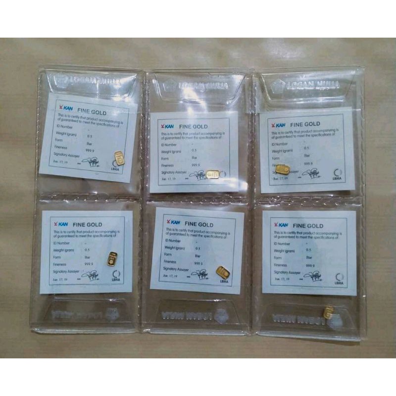 Antam Retro 0,5 Gram Logam Mulia