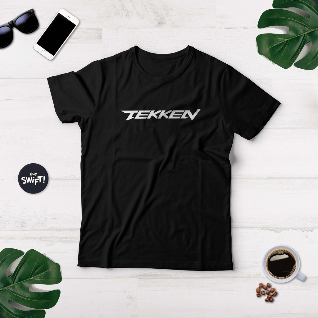 KAOS TEKKEN LOGO T-SHIRT GAMING GAME BAJU DISTRO