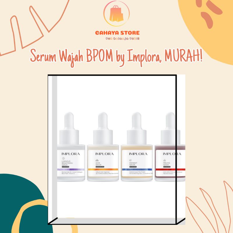 TERMURAH Serum Implora BPOM / Serum Wajah Original / Serum by Implora