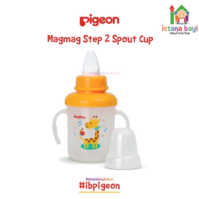 Pigeon Mag Mag Spout Cup Step 2 / Botol minum anak