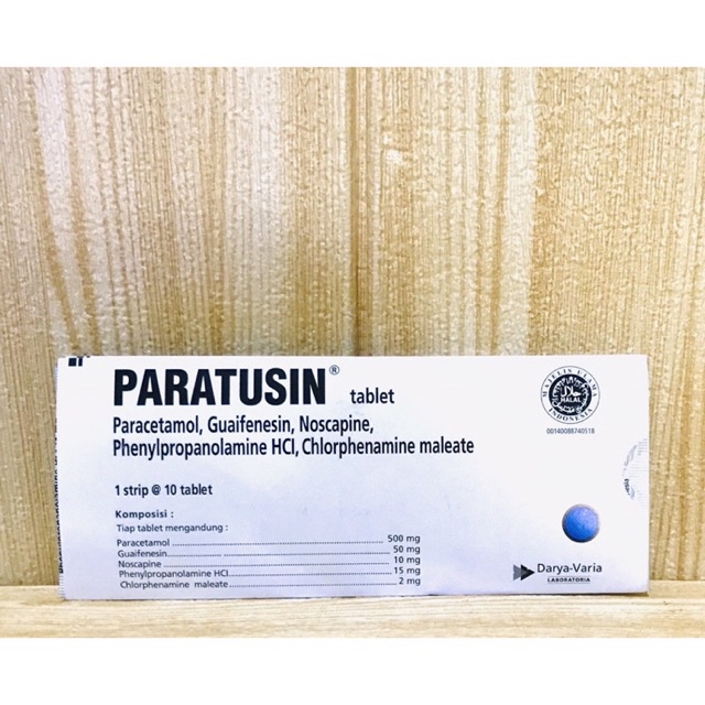 PARATUSIN Sirup | PARATUSIN Tablet | Mengatasi Gejala Flu dan Batuk