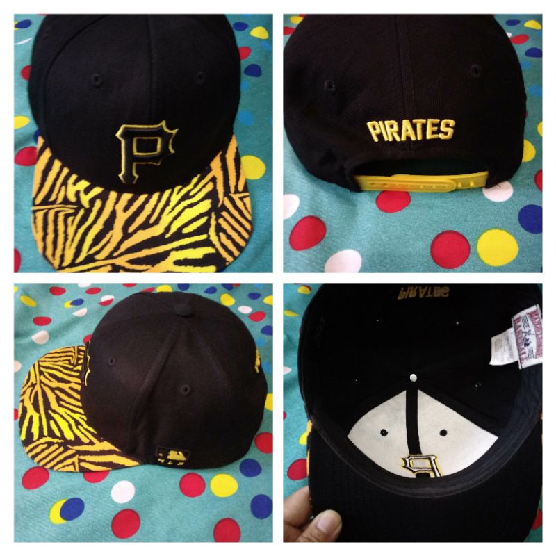 Topi MLB logo P pirates snapback setelan