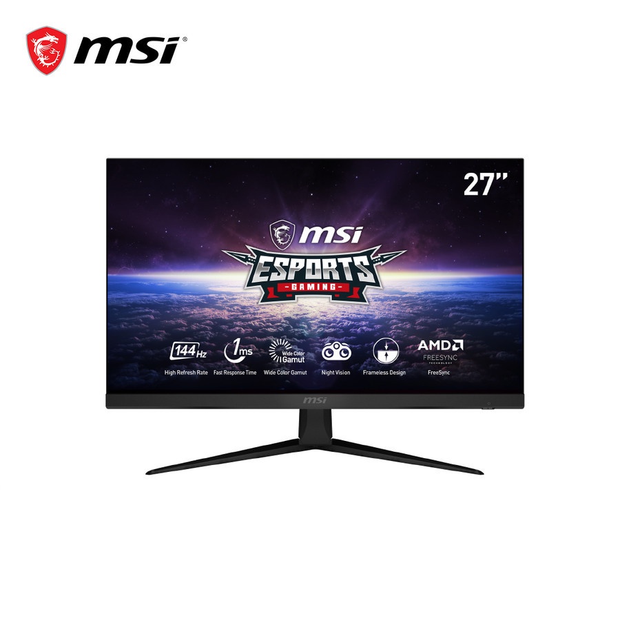 Monitor LED MSI OPTIX G271 27inch IPS 165hz 1ms Flat FHD 1080P 27&quot;