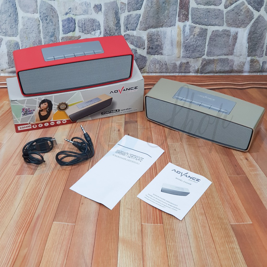 Speaker Bluetooth Portable Advance ES040B