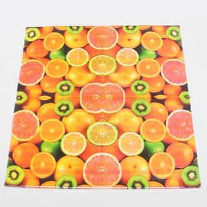 Decoupage Napkin - Tissue Decoupage 2Ply KC_Orange &amp; Kiwi