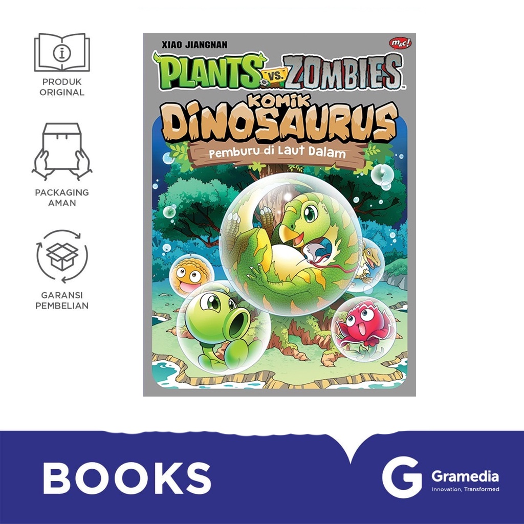 Gramedia Bali - Plants VS Zombies - Komik Dinosaurus : Pemburu di Laut Dalam