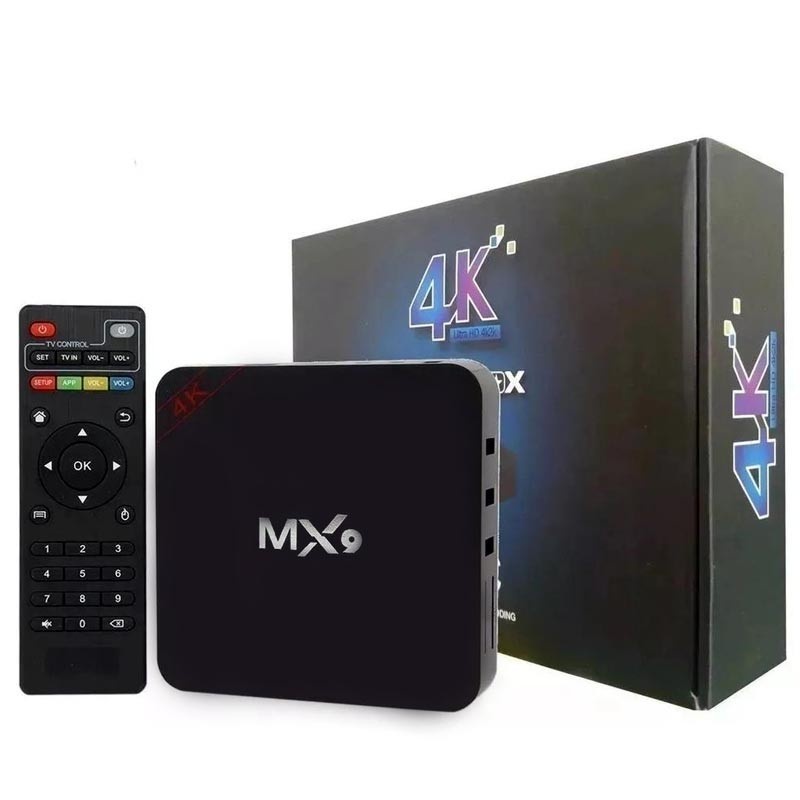 COD TV BOX MX9 FLECO 4K -5G UHD RAM 2 + 16 GB ANDROID