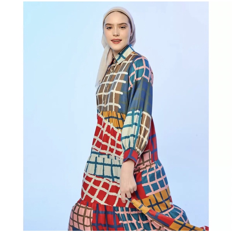 NADJANI | LOLA SQUARE | JFW 2022 | DRESS TUNIK NADJANI
