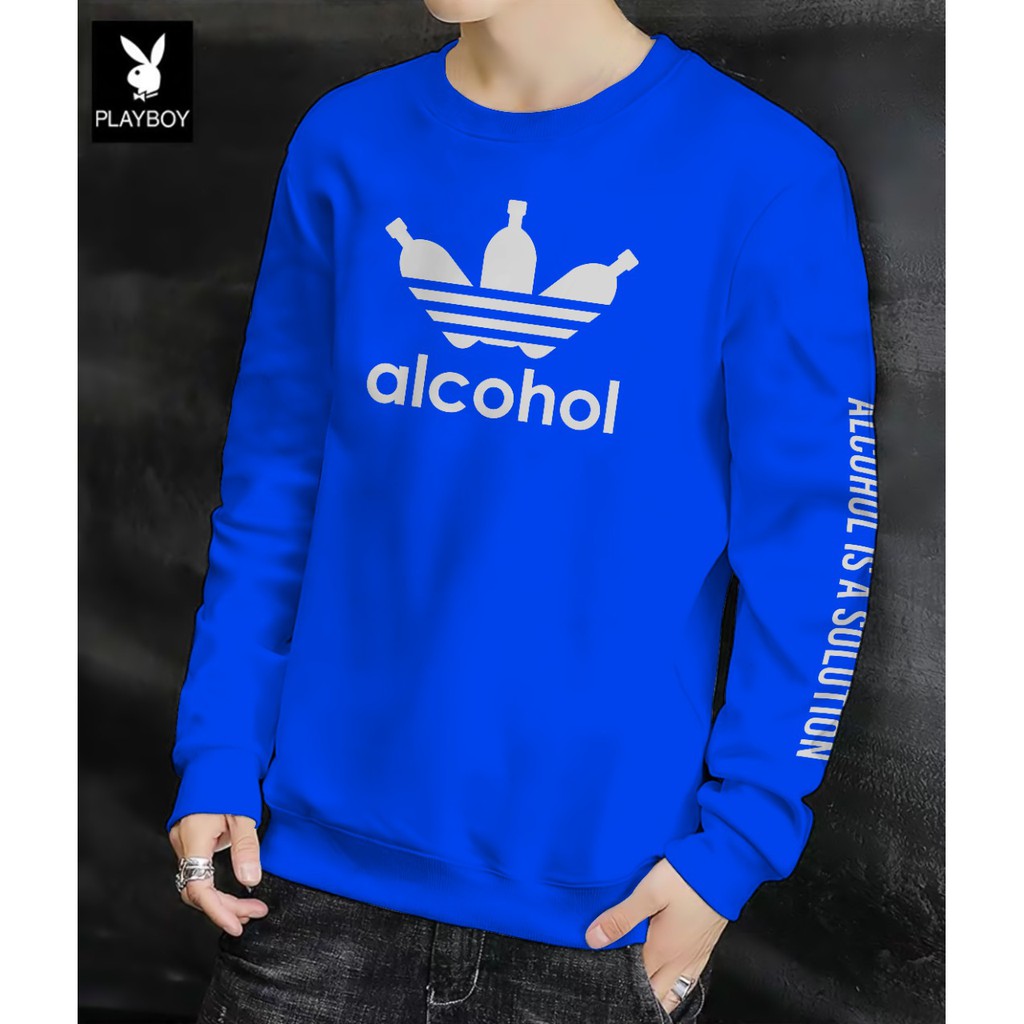 Sweater Pria/Sweter Pria/Sweter/Sweater  Panjang Alcohol Bahan Babyterry UK M-L