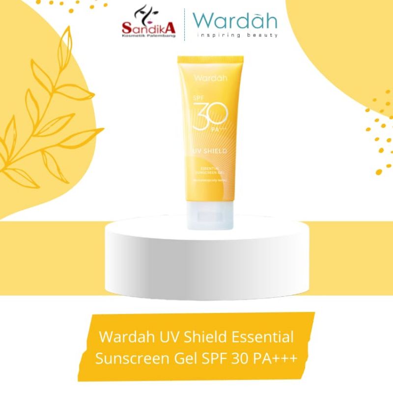 Wardah UV Shield Sunscreen Gel SPF 35/sunscreen wardah