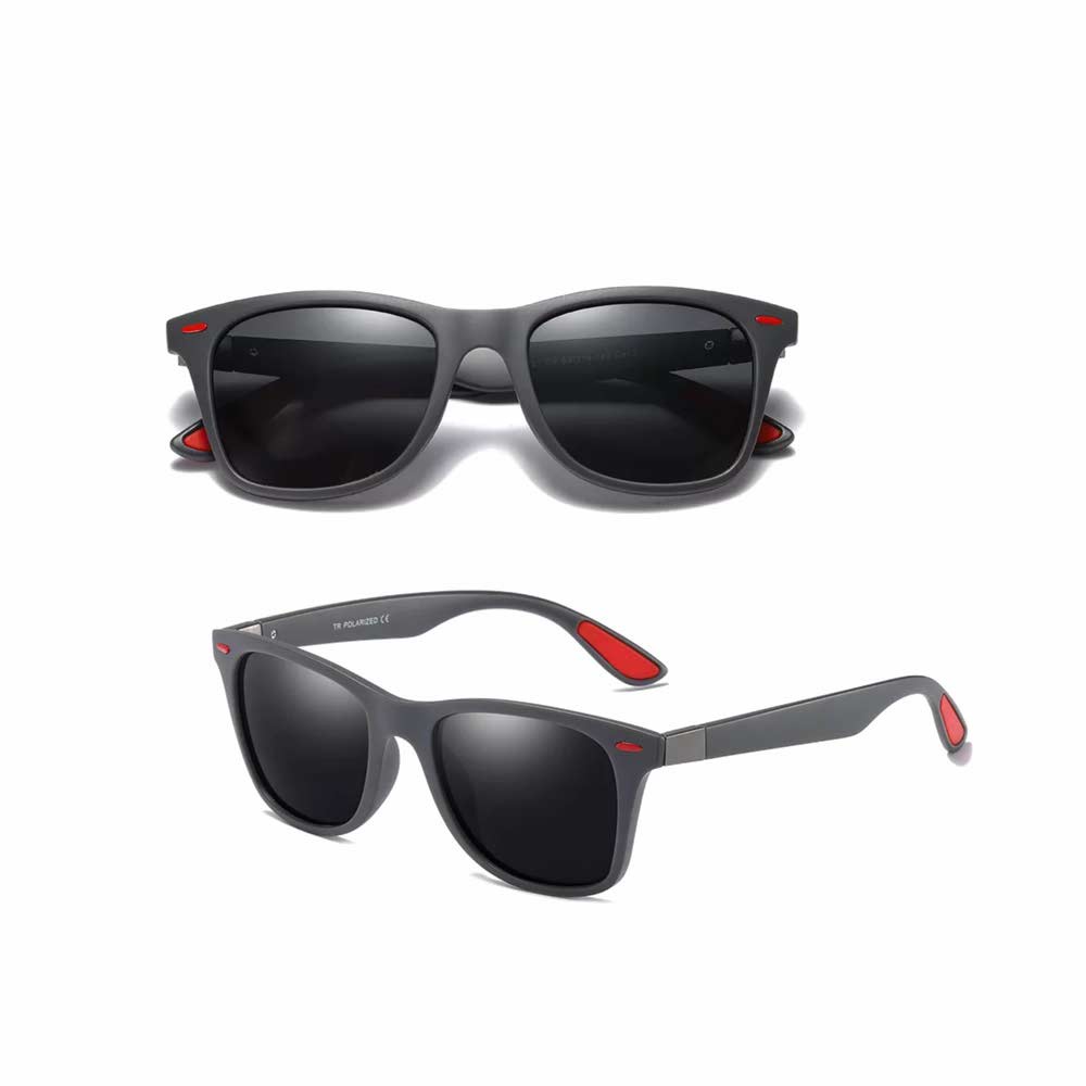 Kacamata Polarized UV400 - Anti Radiasi - Sunglasses Pria &amp; Wanita Korea - HM8108 ( Group ) FREE Kotak Kacamata