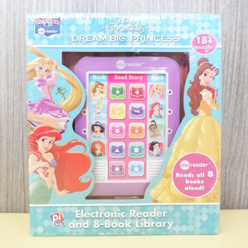 Me Reader : DISNEY DREAM BIG, PRINCESS - ELECTRONIC READER (with 8 book library)