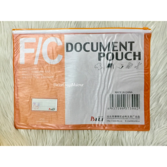 

ZIPPER BAG F4 DOCUMENT POUCH BILI TEMPAT DOKUMEN IMPORT