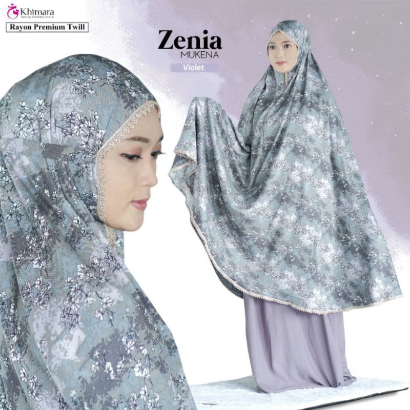 mukena rayon twill jumbo/Mukena Zenia