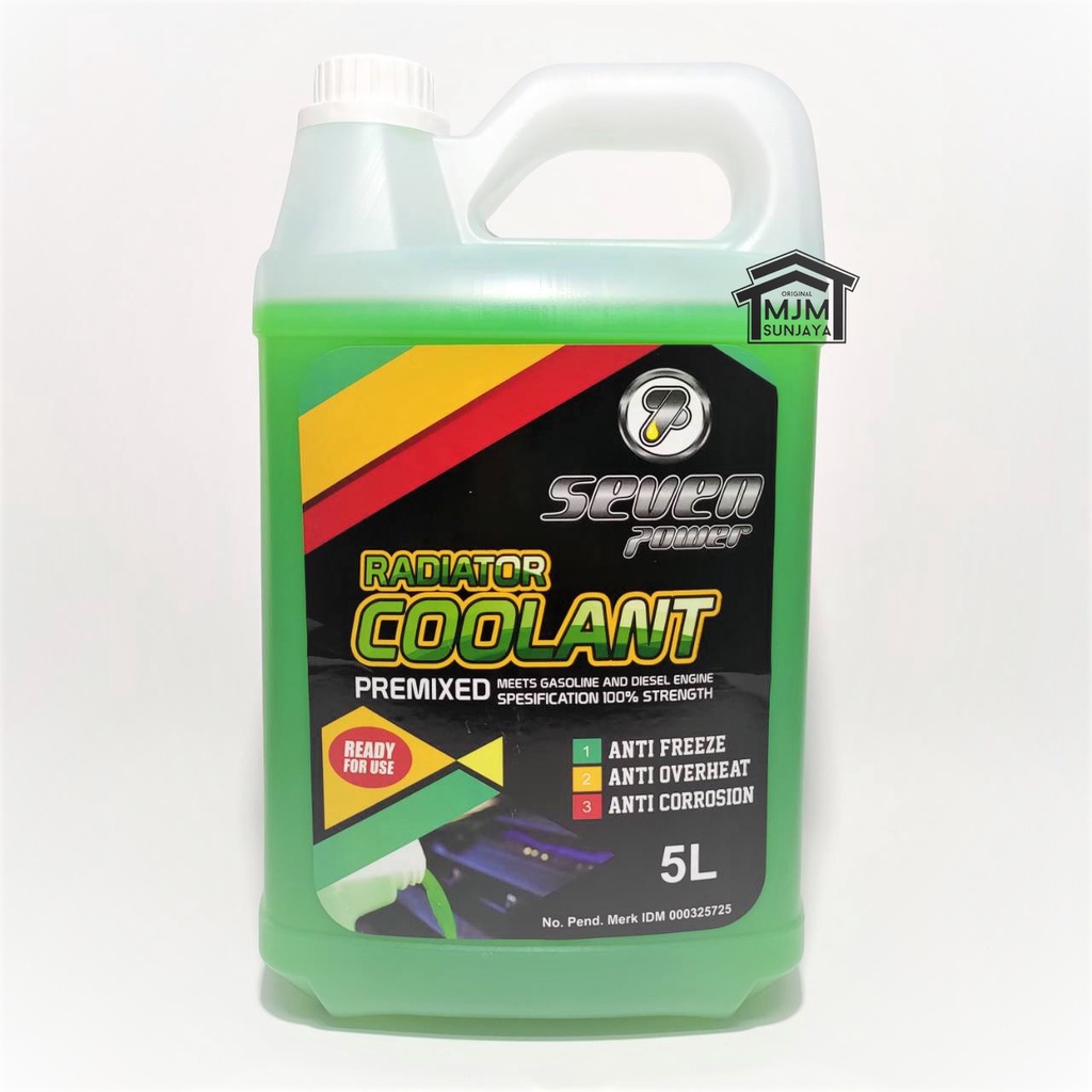 Air RADIATOR POWER COOLANT WATER Seven Pendingin Galon 5 Liter 5L MURAH