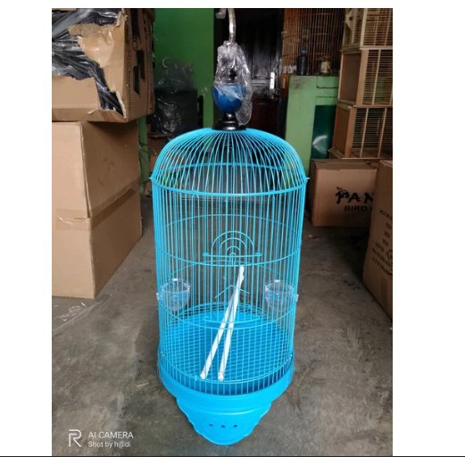 KANDANG KAPSUL LOVEBIRD DRAGON KHUSUS GO SEND / GRAB BIRU