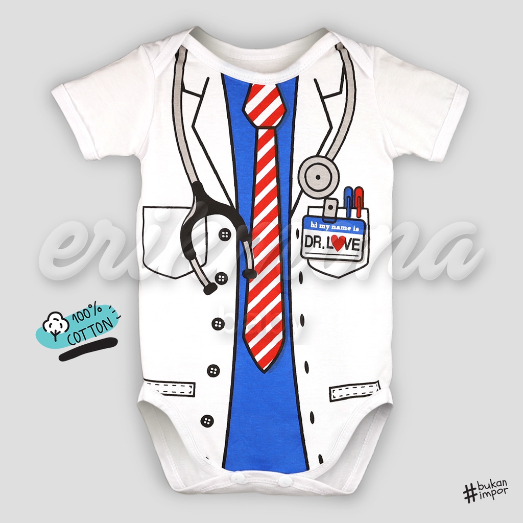 ❤️ baju bayi jumper bayi baju anak karakter dokter doctor lucu ❤️