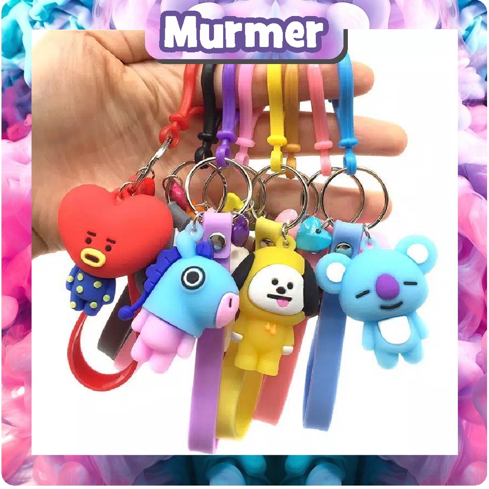 MurmerOfficial A027 Keychain Lonceng Gantungan Boneka Kpop / Gantungan Kunci / Aksesoris Tas