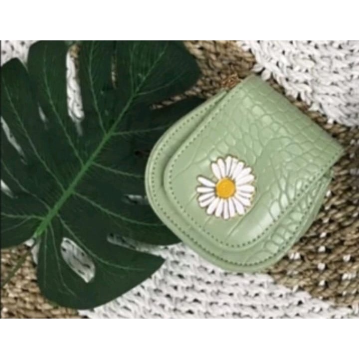 Tas selempang Croco Mini Daisy / Tas Bunga Wanita