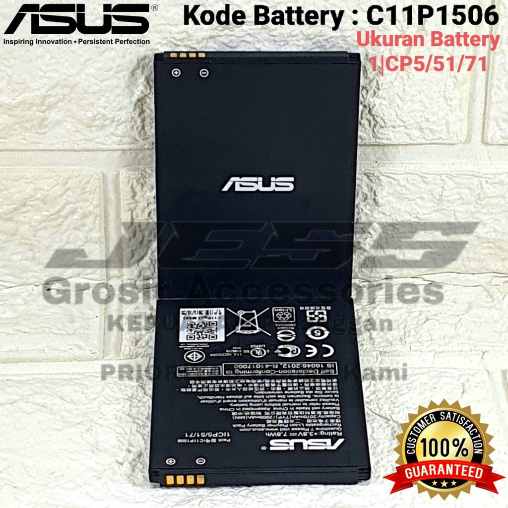 Baterai Asus Zenfone GO - ZC500TG - Z00VD Battery Zenfone Live - G500TG - Z00YD C11P1506 Original