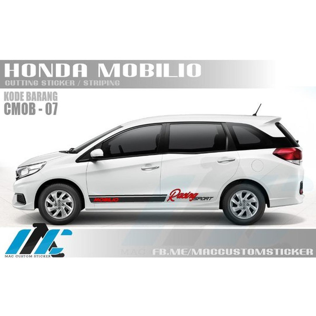 CUTTING STICKER MOBILIO STIKER STRIPING HONDA MOBILIO CMOB Shopee Indonesia