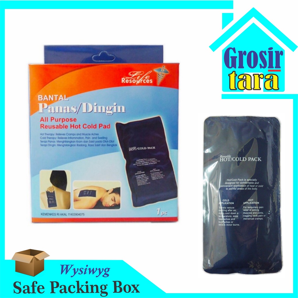 Hot Cold Pack Ice Gel Kantong Alat Kompres Panas Dingin Reusable