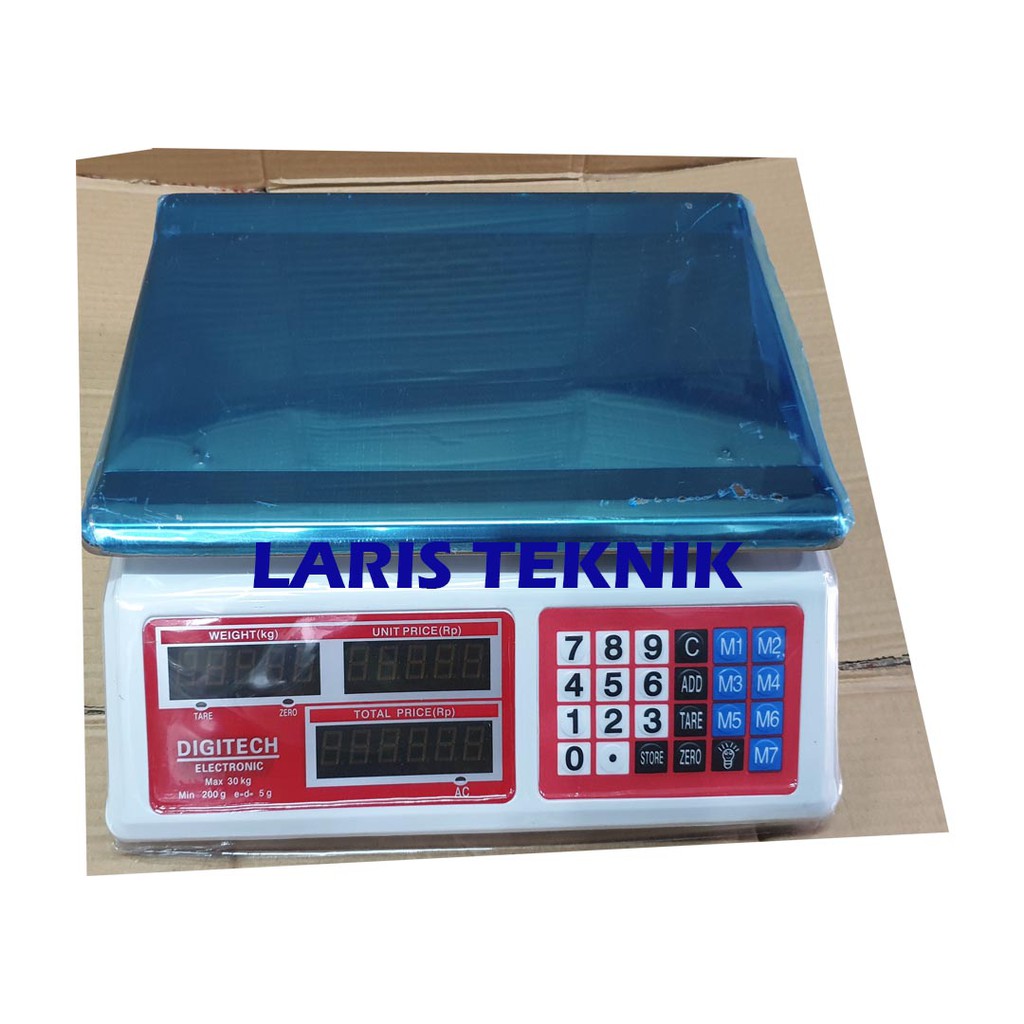 Timbangan Digital Digitech - Supermarket - Buah 40kg