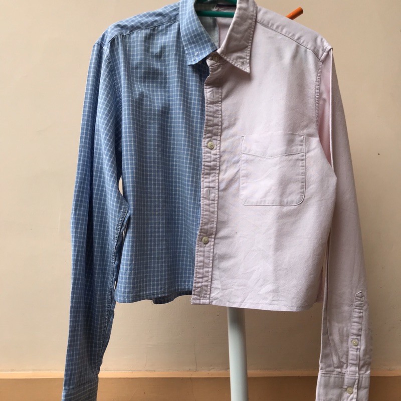 Kemeja Two Tone / Kemeja Reworked