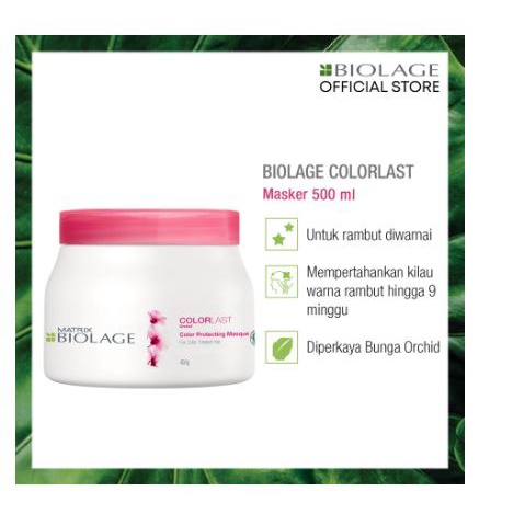 ☘️Yuri Kosmetik☘️ Matrix Biolage Colorlast Masker Rambut 490g